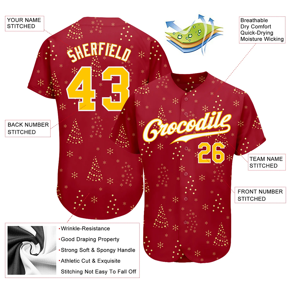 Sublimation Baseball Uniform Jersey Shirts